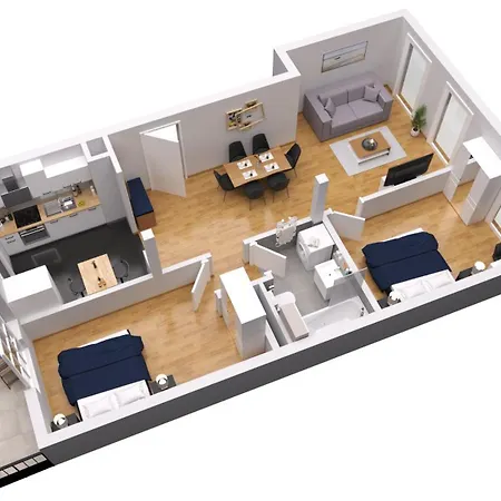 Zentrum Residenz - Wohnen Auf Hoechstem Niveau Appartamento Lipsia